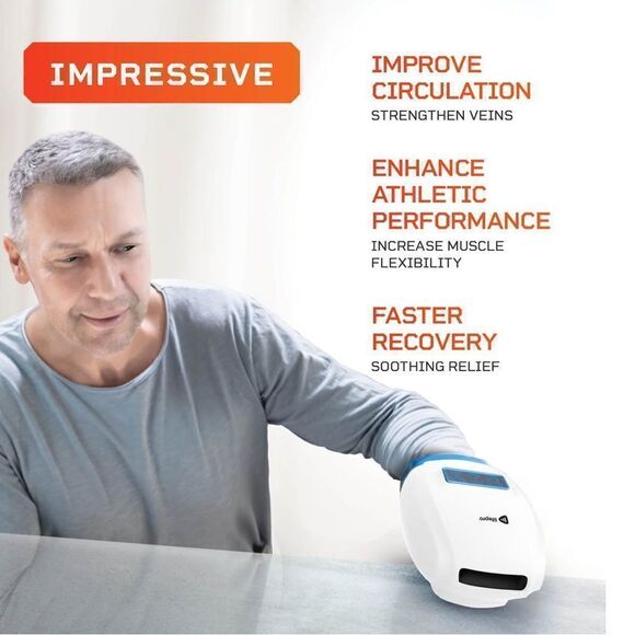 Lifepro Legra Hand Massager - for Arthritis & Carpal Tunnel Relief • White • NIB - Picture 5 of 13